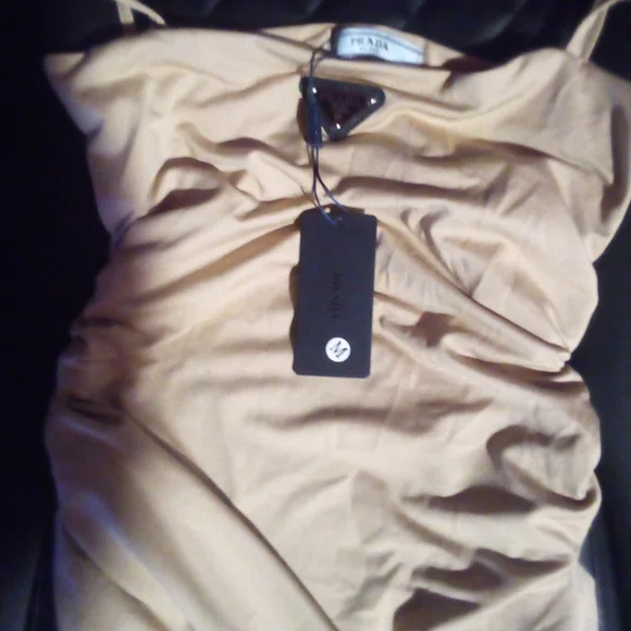 Prada Tan Mini Dress - Picture 2 of 5